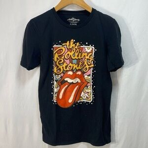 The Rolling Stones black, tongue T-shirt